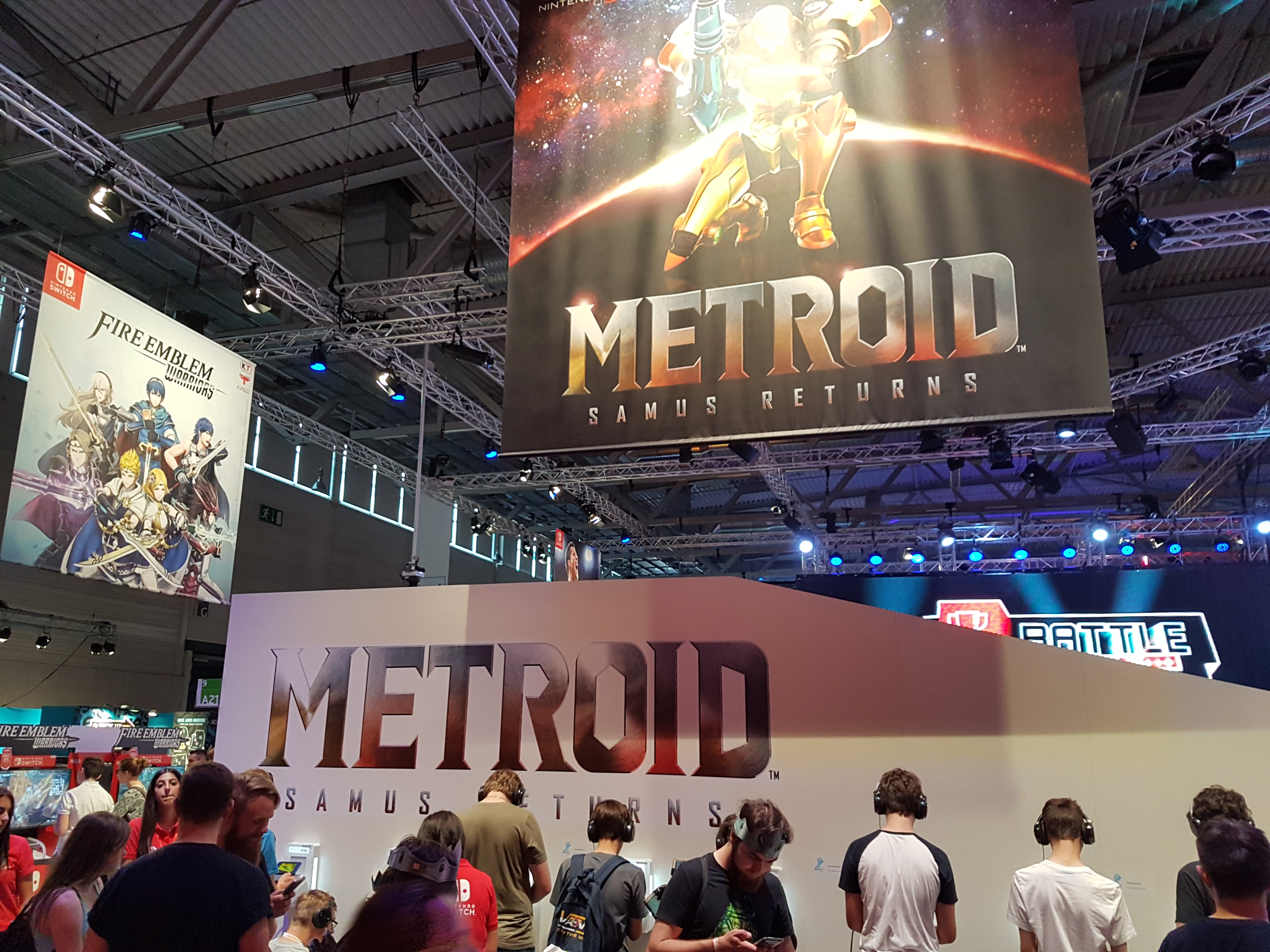 Photos from the Metroid: Samus Returns Booth at Gamescom